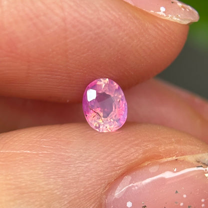 0.36ct Natural Pink Milky Sapphire Vietnam.