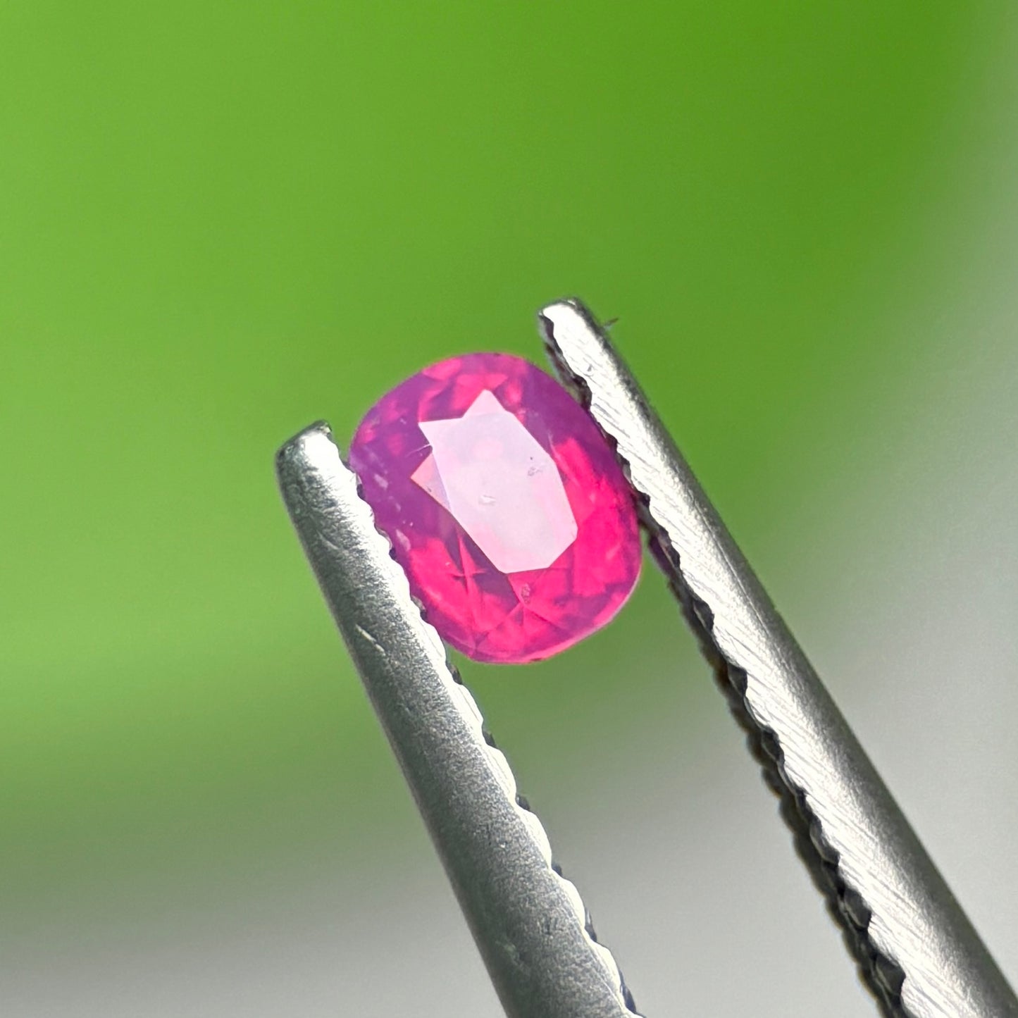 0,23ct Natural Pink Milky Sapphire Vietnam. Cushion Shape. No Treatment Milky Sapphire Luc Yen.