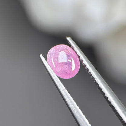 1,08ct Natural Pink Cacbochon Sapphire Viet Nam. No Treatment Sapphire Luc Yen.