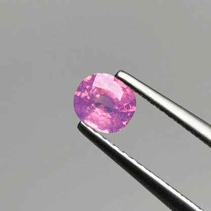 0.47 ct Natural Pink Milky Sapphire Vietnam. Cushion Shape.