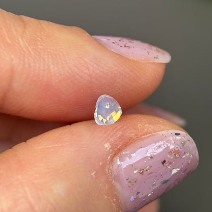 0.37 ct Natural White Milky Sapphire Vietnam