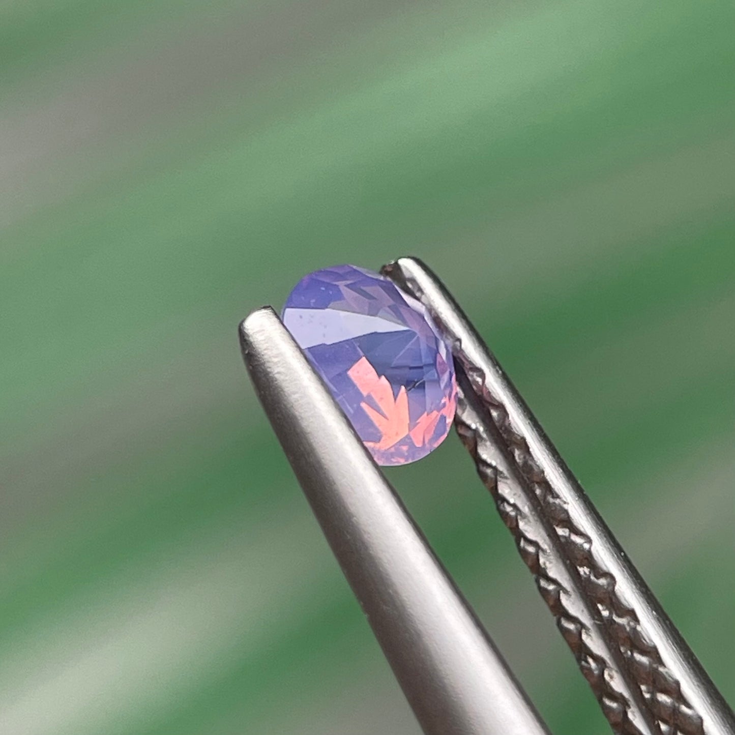 0.33ct Natural Milky Orangish Purple Sapphire Vietnam