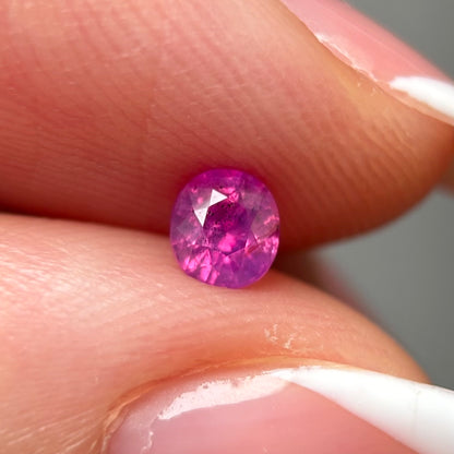 0.30ct Natural Milky Pink Sapphire Vietnam