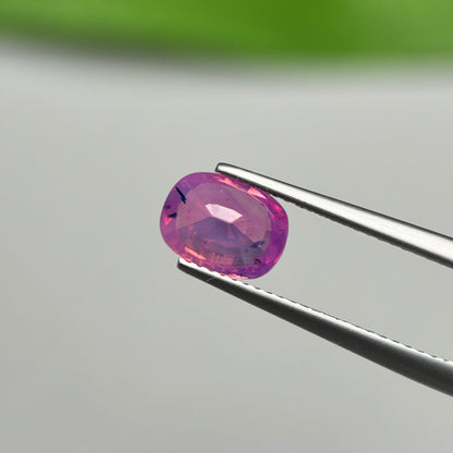2.52ct Natural Purplish Pink Milky Sapphire Vietnam.