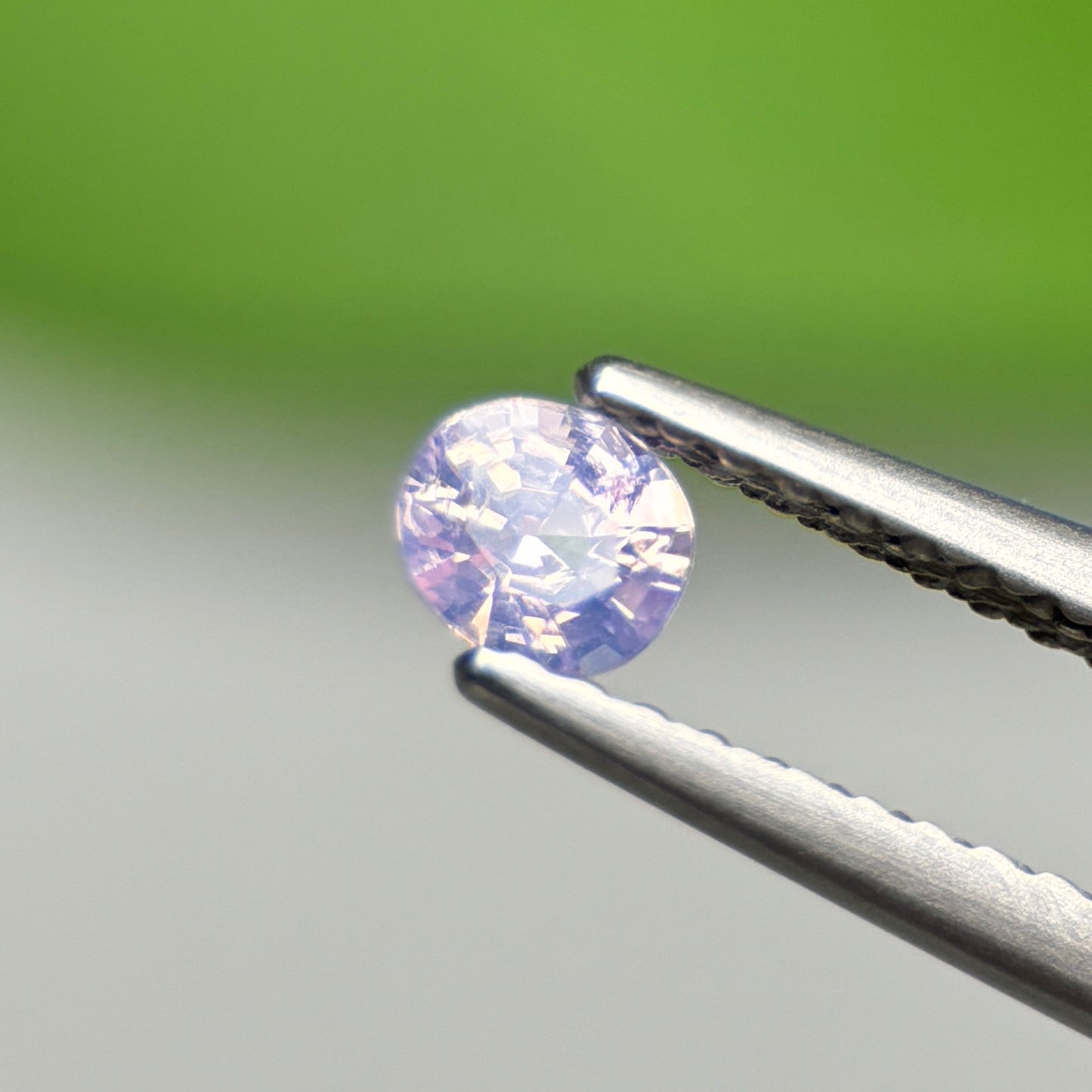 0.52 ct Natural Lite Purple Sapphire Vietnam. Cushion Shape.