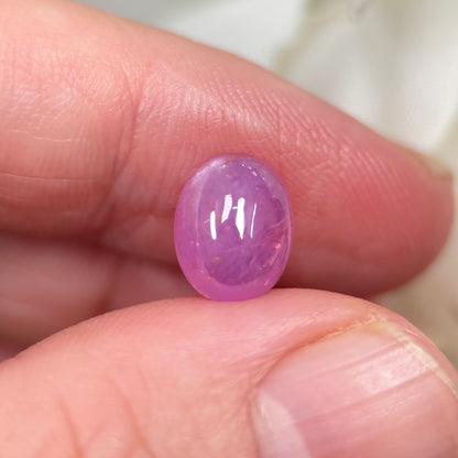 3,29ct Natural Pink Cacbochon Sapphire Viet Nam. No Treatment Sapphire Luc Yen.