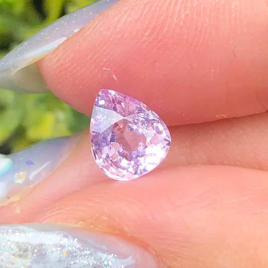 1,36ct Natural Lavender Spinel Viet Nam. Pear Shape. No Treatment Spinel Luc Yen.
