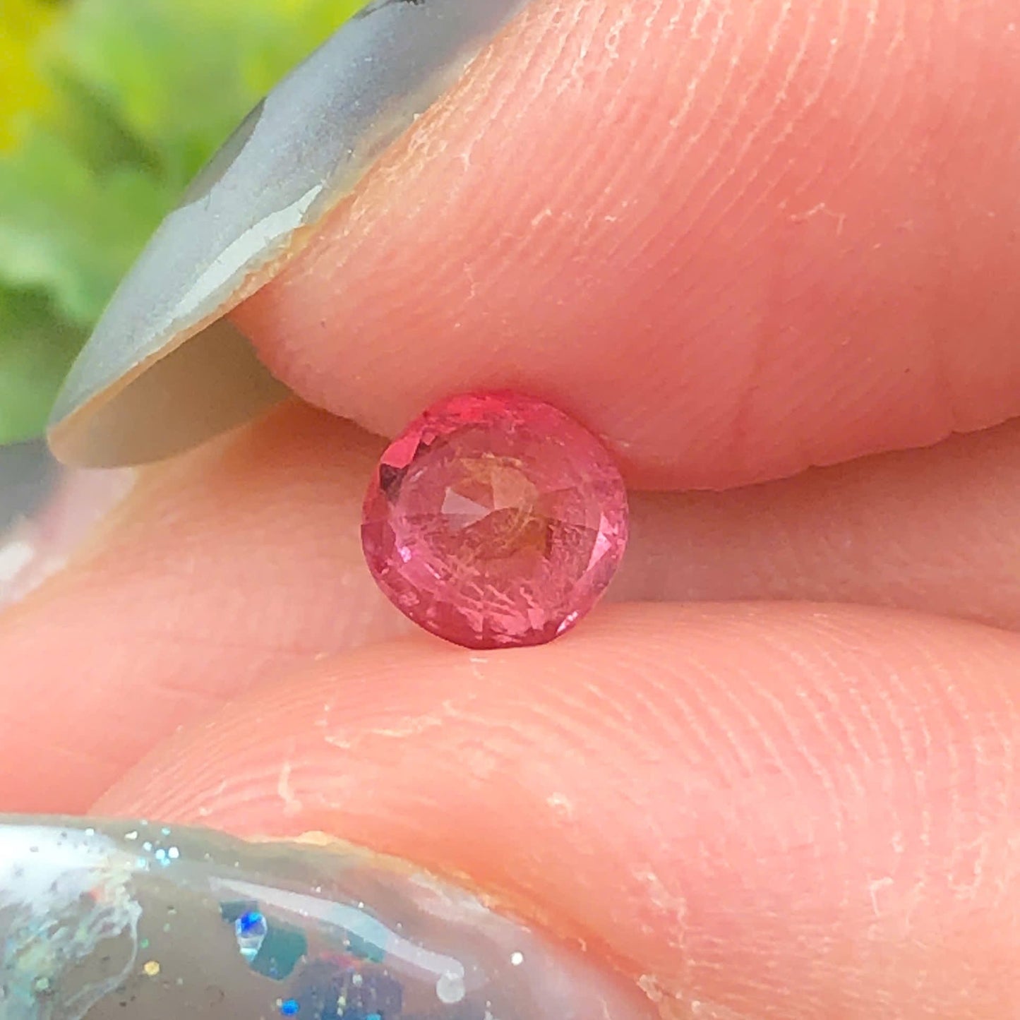 0,52ct Natural Oranghish Pink Spinel Vietnam. Cushion Shape. No Treatment Spinel Luc Yen.