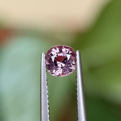 0.85ct Natural Pink-Purple Spinel Vietnam. Cushion Shape.