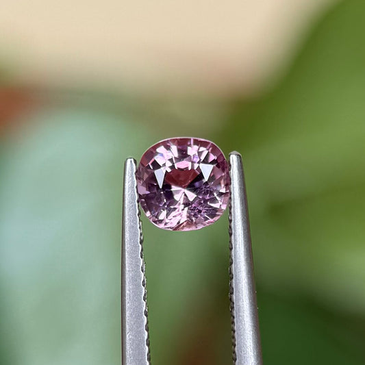 0.85ct Natural Pink-Purple Spinel Vietnam. Cushion Shape.