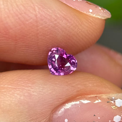 0.38ct Natural Pink Milky Sapphire Vietnam.