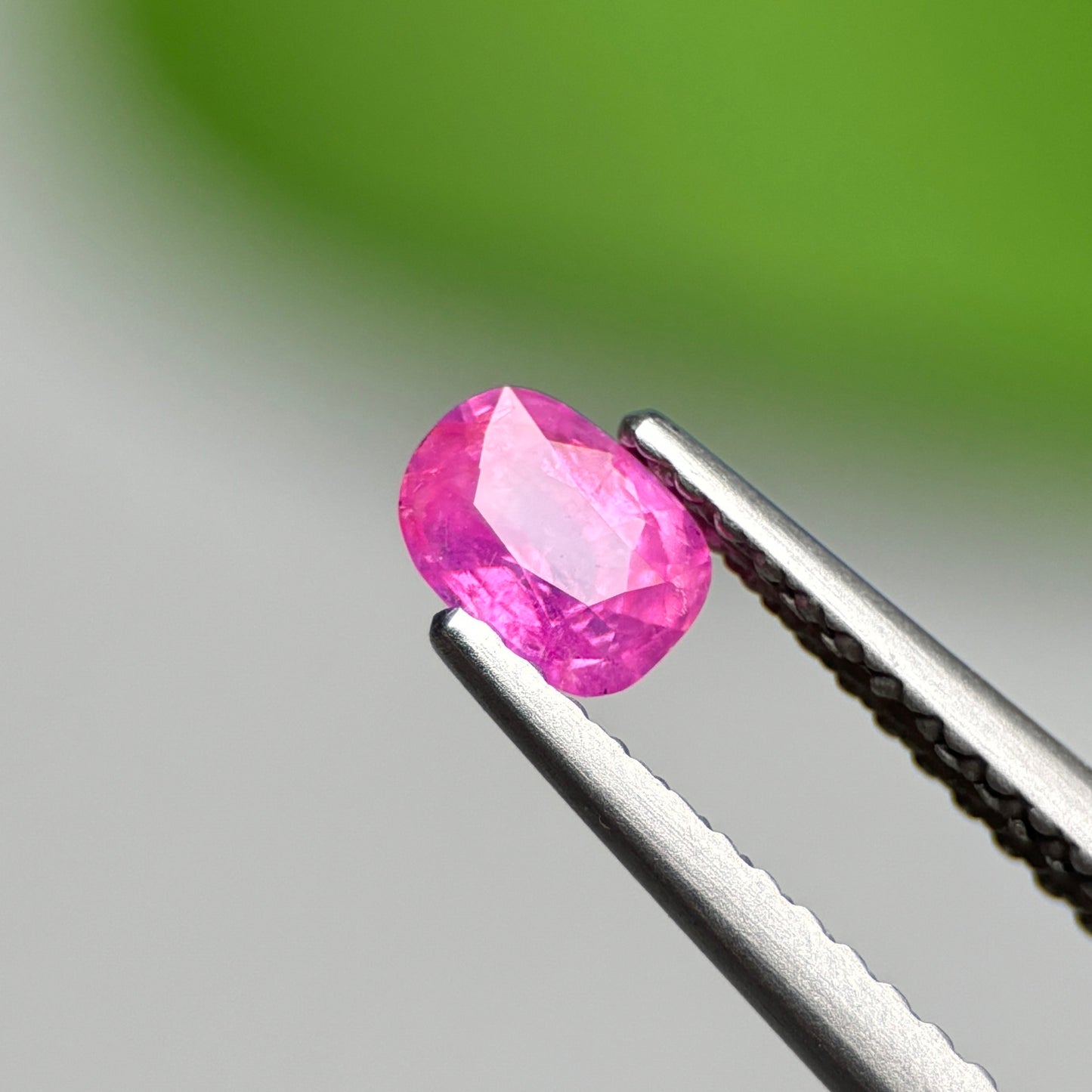 0.37 ct Natural Pink Milky Sapphire Vietnam. Cushion Shape.