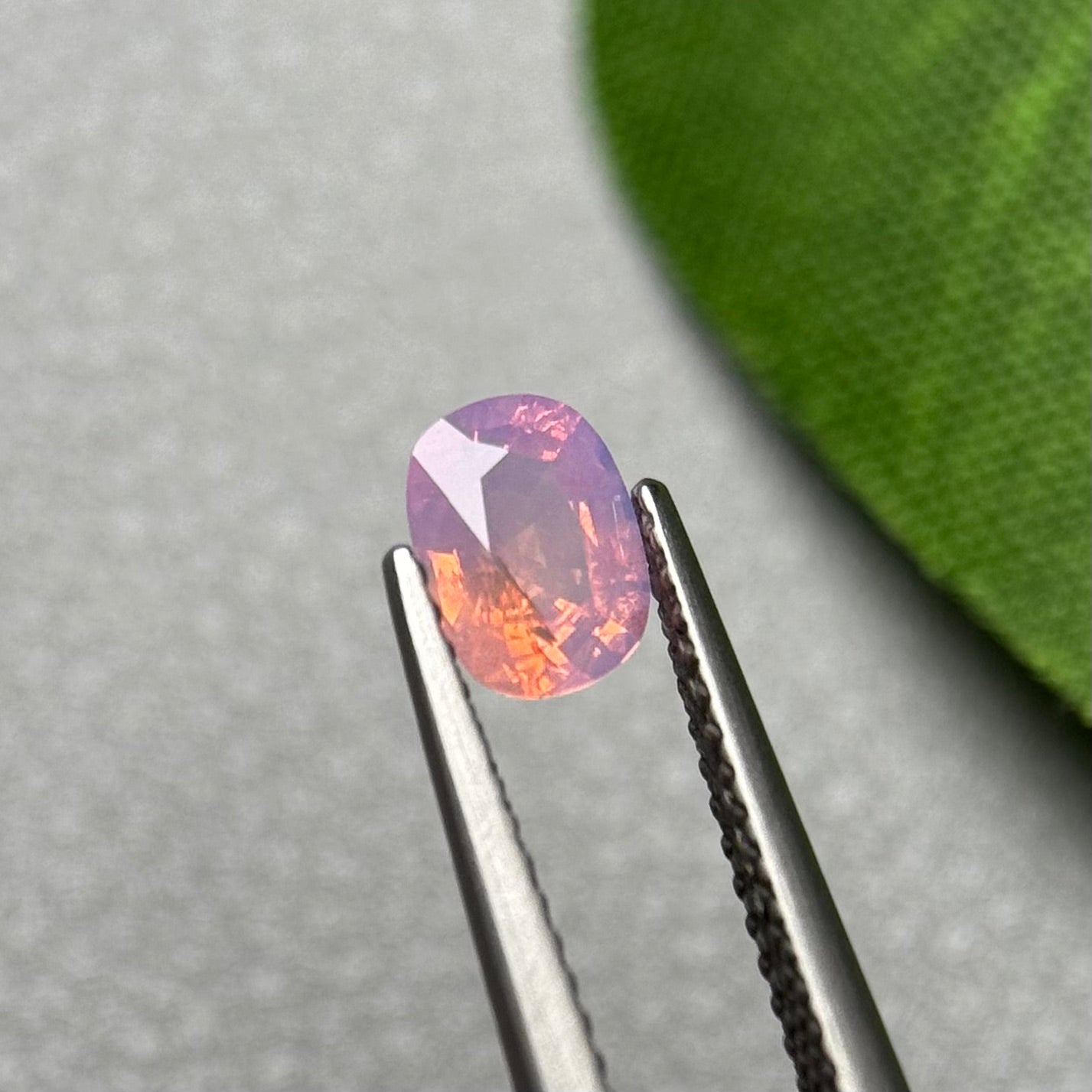 0.81ct Natural Pink Milky Sapphire Vietnam.