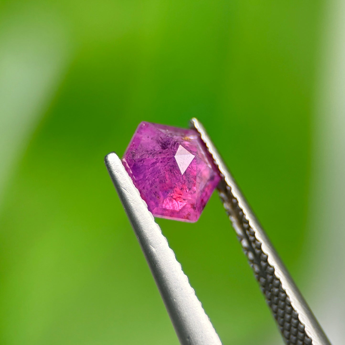 1,16ct Natural Pink Milky Sapphire Vietnam. Freeform. No Treatment Milky Sapphire Luc Yen.