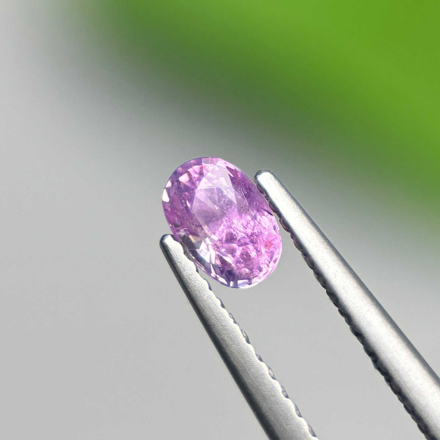 0.55 ct Natural Purple Sapphire Vietnam. Oval Shape.