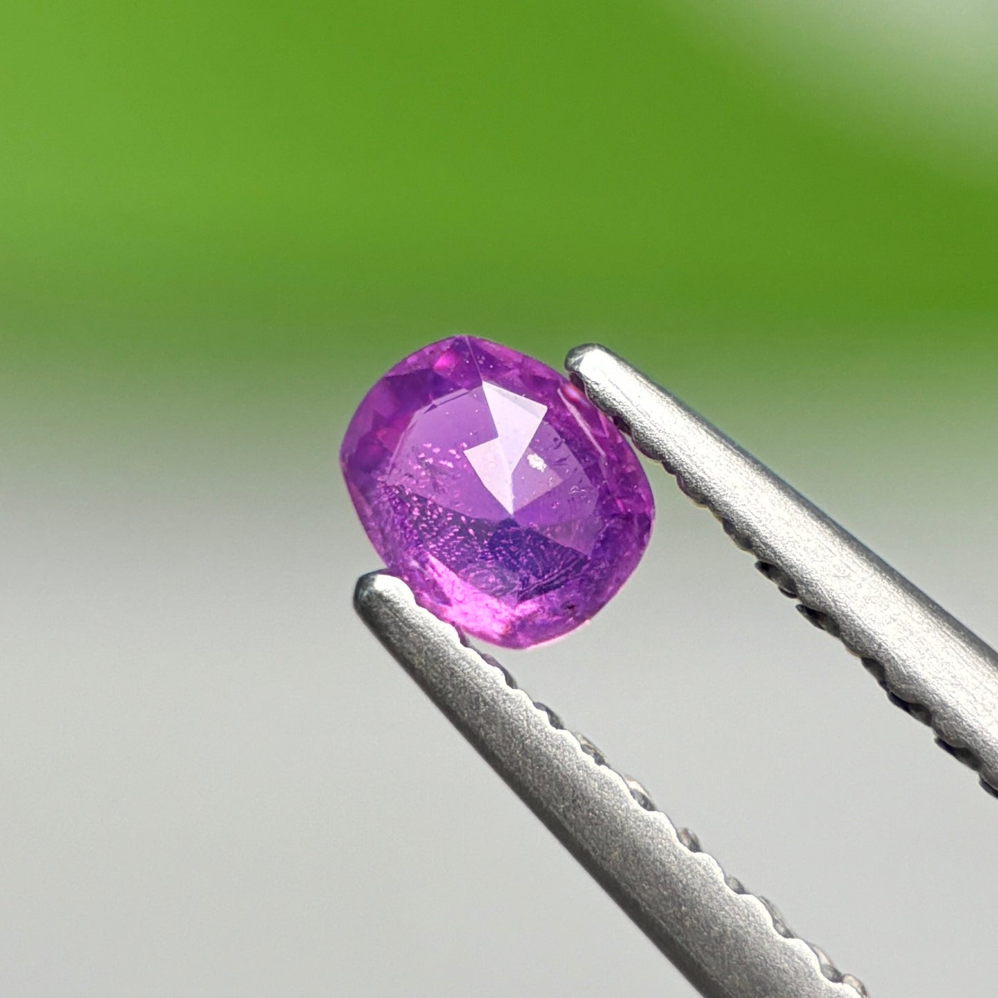 0.28 ct Natural Purple Sapphire Vietnam. Cushion Shape.