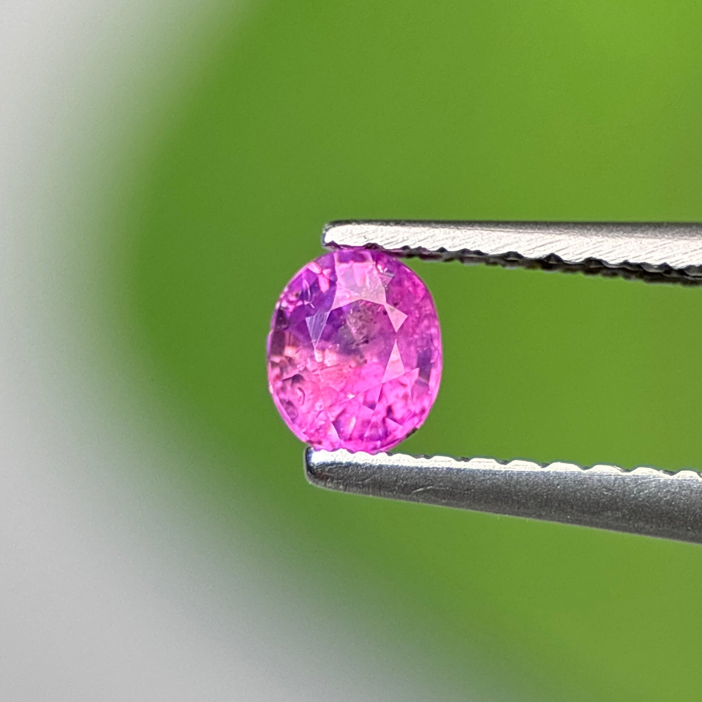 0.39 ct Natural Purple Milky Sapphire Vietnam. Cushion Shape. No Treatment
