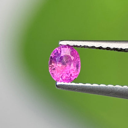 0.39 ct Natural Purple Milky Sapphire Vietnam. Cushion Shape. No Treatment