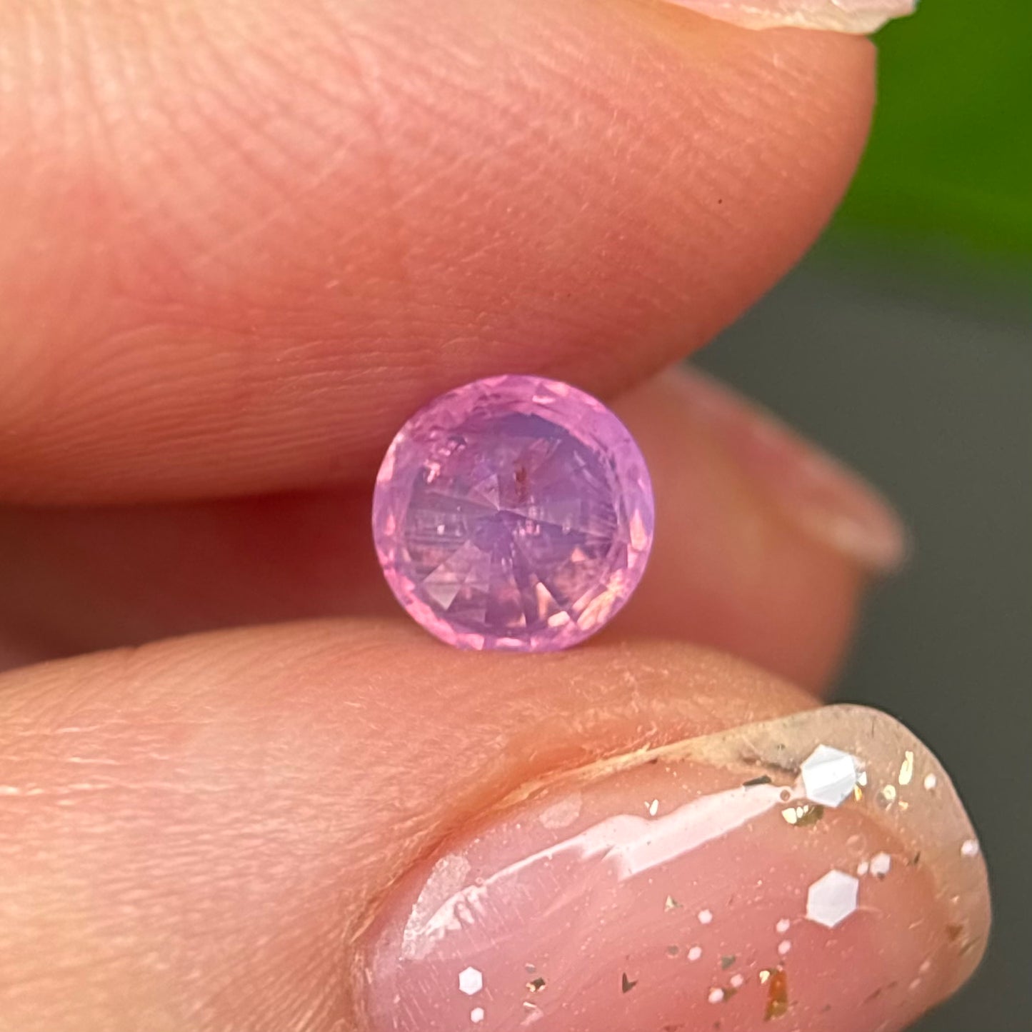 0.86ct Natural Pink Milky Sapphire Vietnam.