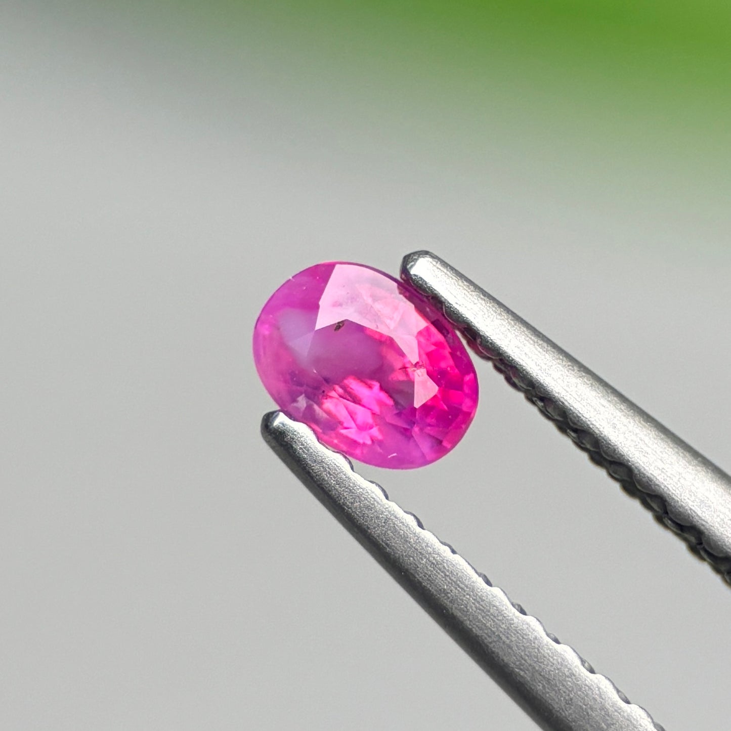 0.30 ct Natural Pink Milky Sapphire Vietnam. Cushion Shape.