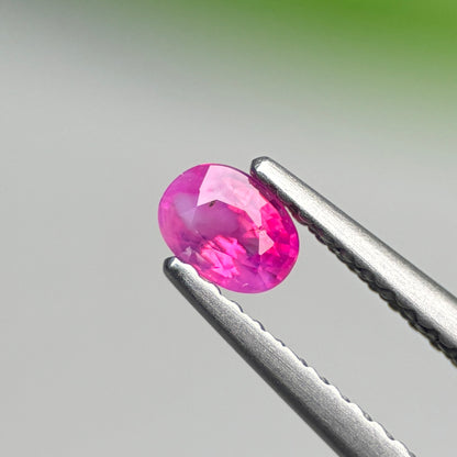 0.30 ct Natural Pink Milky Sapphire Vietnam. Cushion Shape.