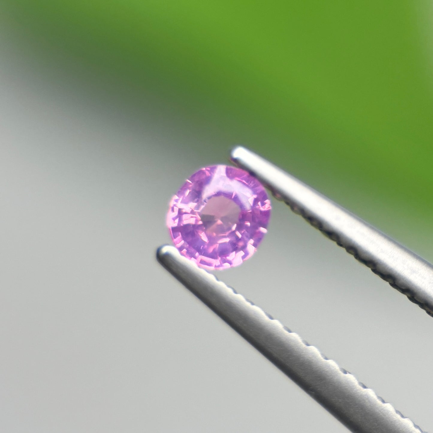 0.26 ct Natural Pinkish Purple Milky Sapphire Vietnam. Cushion Shape.