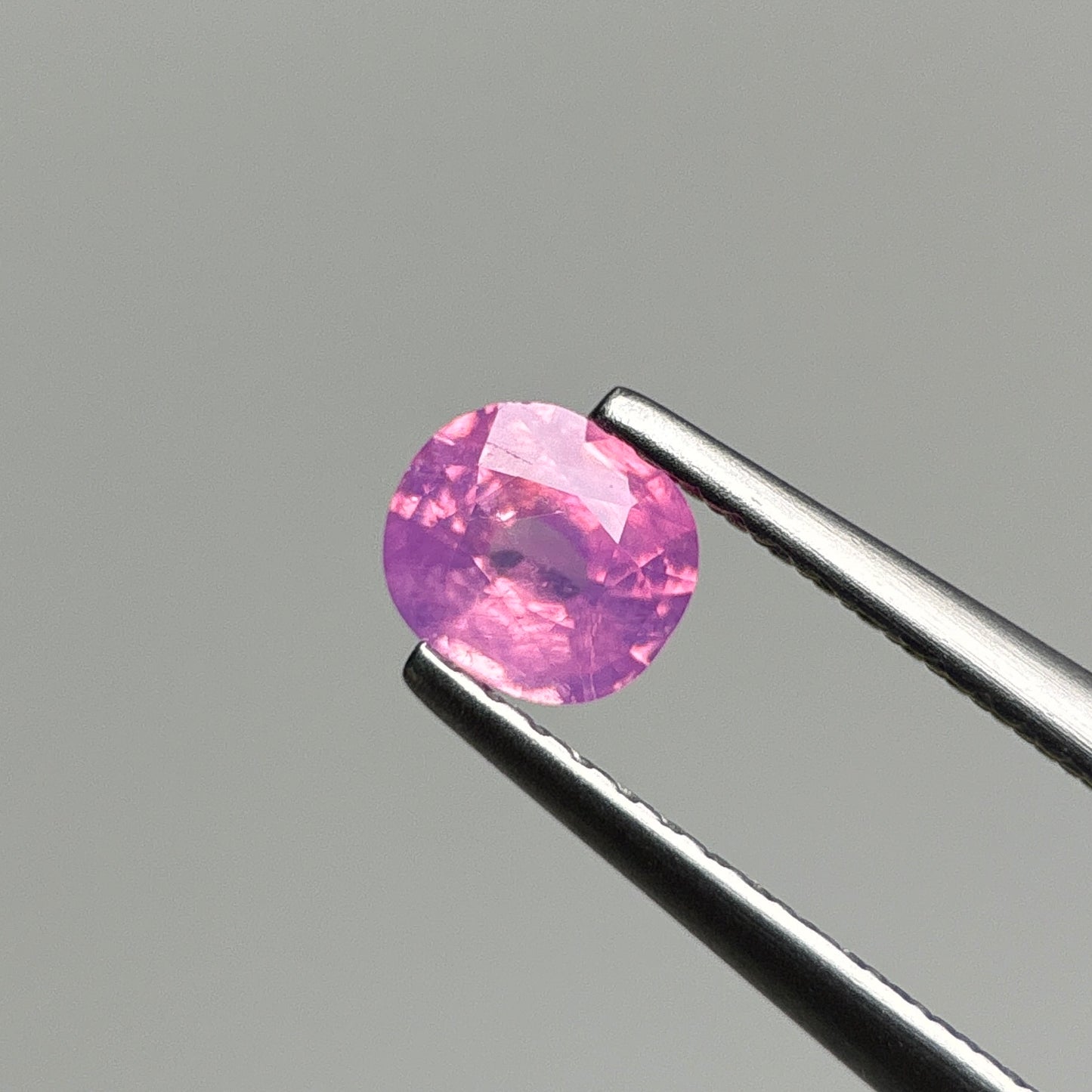 0.47 ct Natural Pink Milky Sapphire Vietnam. Cushion Shape.