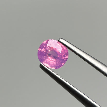 0.47 ct Natural Pink Milky Sapphire Vietnam. Cushion Shape.