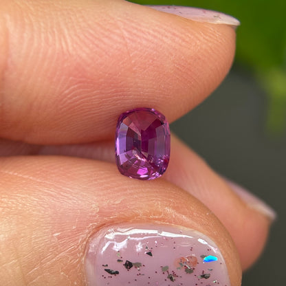 1.20 ct Natural Purple Milky Sapphire Vietnam