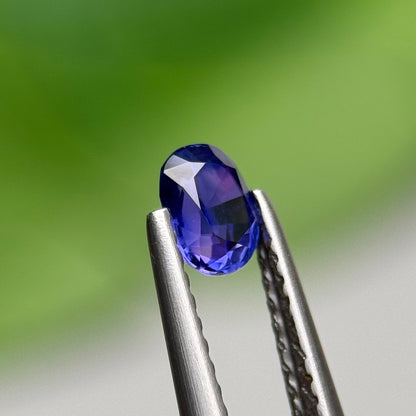 0.52 ct Natural Blue Sapphire Vietnam. Oval Shape. No Treatment.