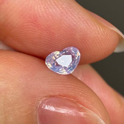 0.8ct Natural Milky White Sapphire Vietnam