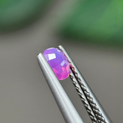 0.35 ct Natural Pink Milky Sapphire Vietnam. Cushion Shape. No Treatment.