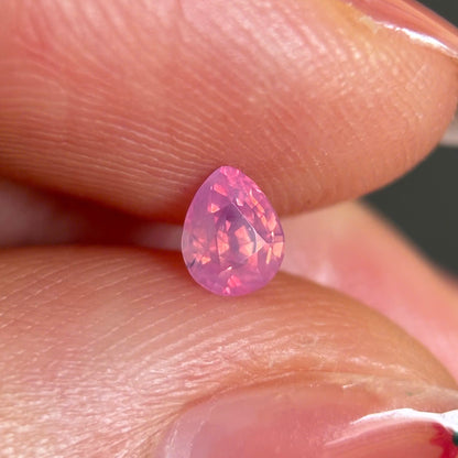 0.40ct Natural Milky Padparadscha Sapphire Vietnam