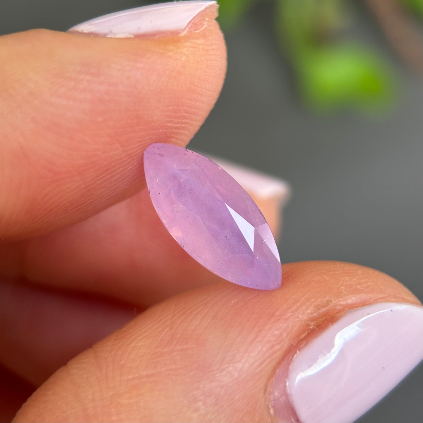 2.63ct Natural Pink Milky Sapphire Vietnam. Marquise Shape. No Treatment.