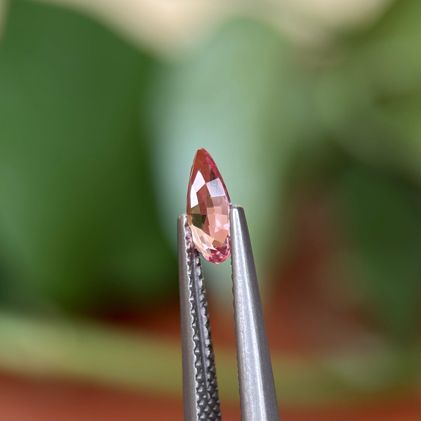 0.49ct Natural Pink Spinel Vietnam. Pear Shape.