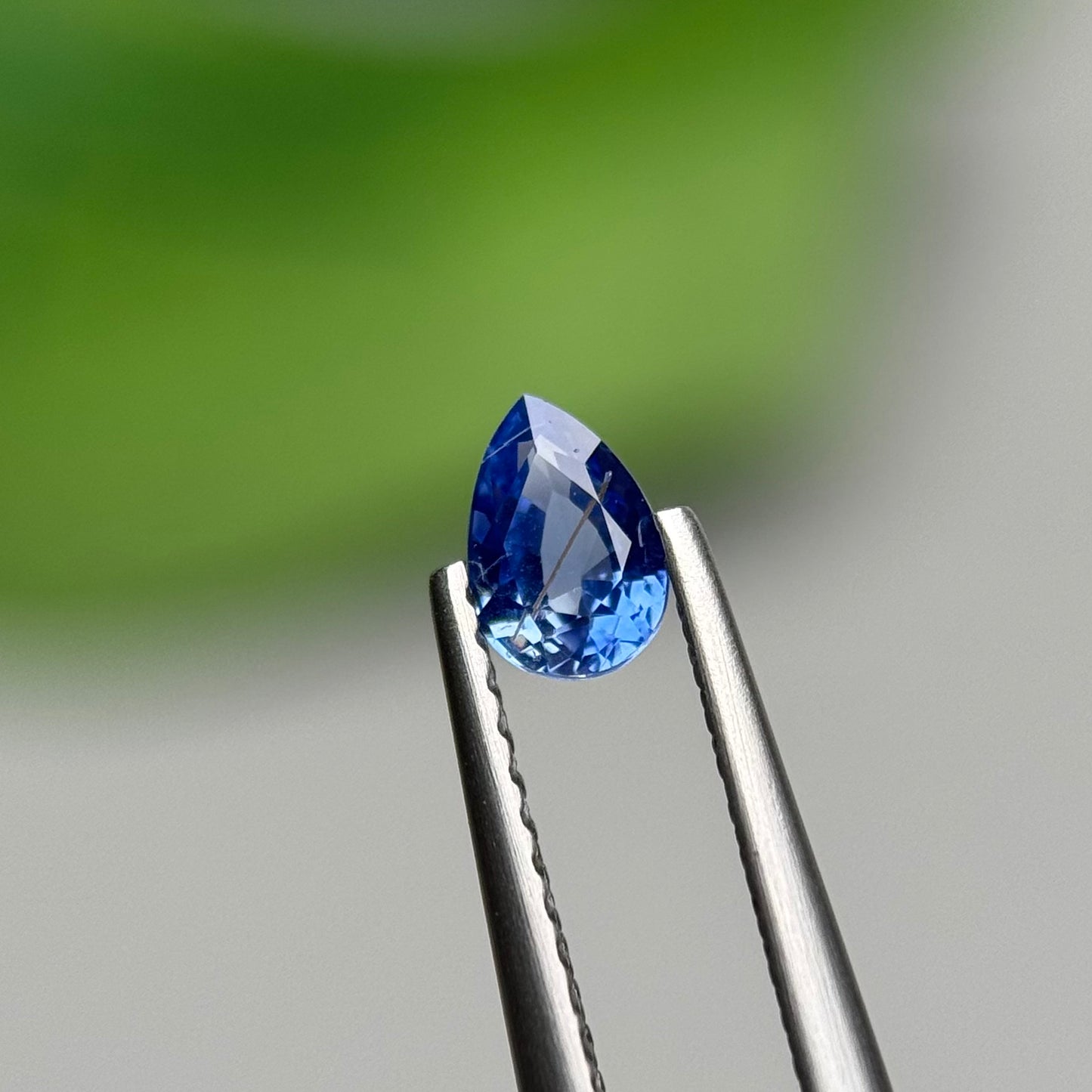 0.42 ct Natural Purple Milky Sapphire Vietnam. Pear Shape. No Treatment.