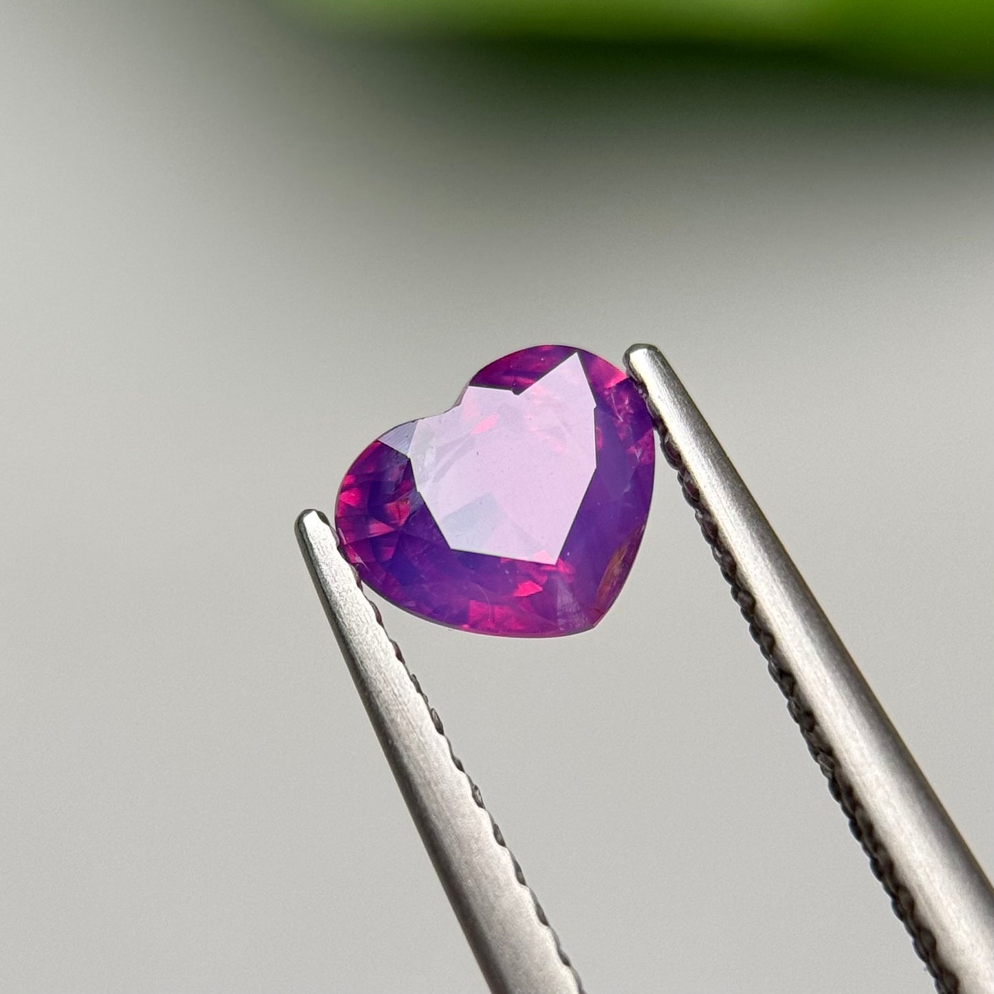 1.01ct Natural Pinkish Purple Milky Sapphire Vietnam.