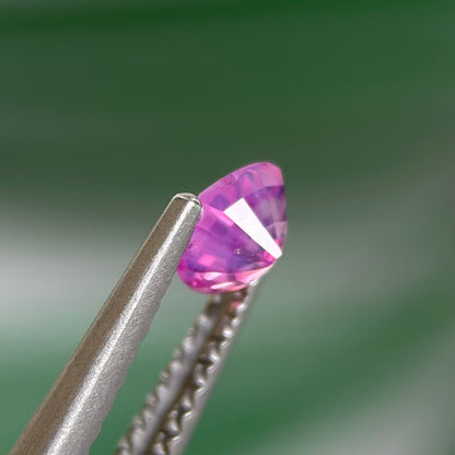 0.44 ct Natural Pink Sapphire Vietnam. Pear Shape. No treatment