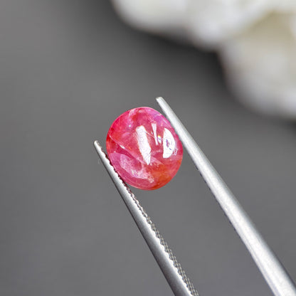 3,49ct Natural Orange Cacbochon Sapphire Viet Nam. No Treatment Sapphire Luc Yen.