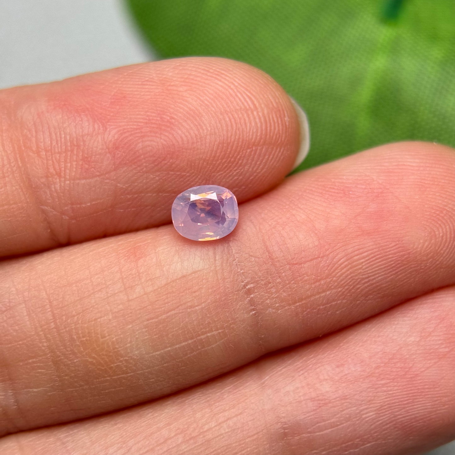 0.66ct Natural Pink Milky Sapphire Viet Nam.