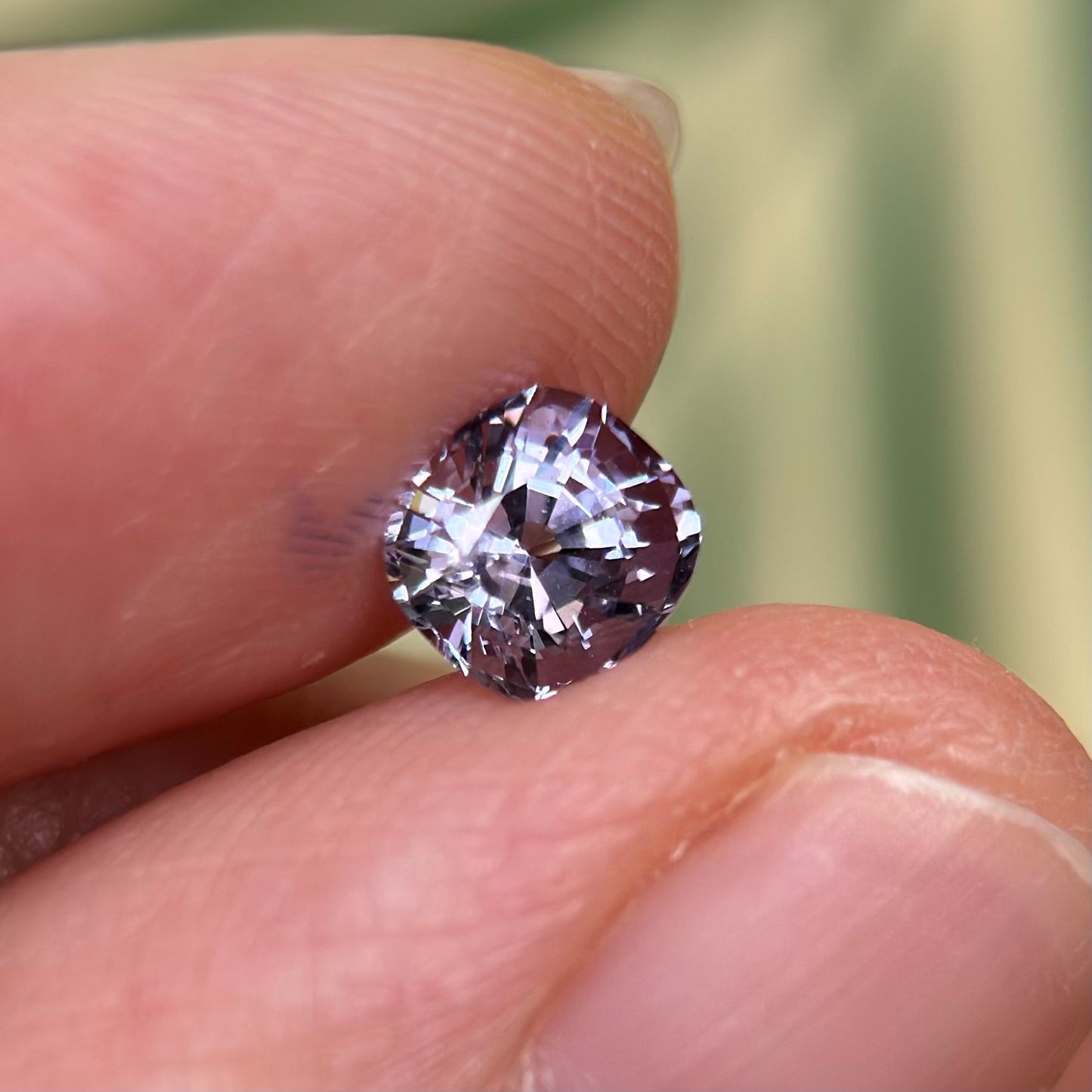 0.96 ct Natural Purple Spinel Vietnam. Cushion Shape. No Treatment.