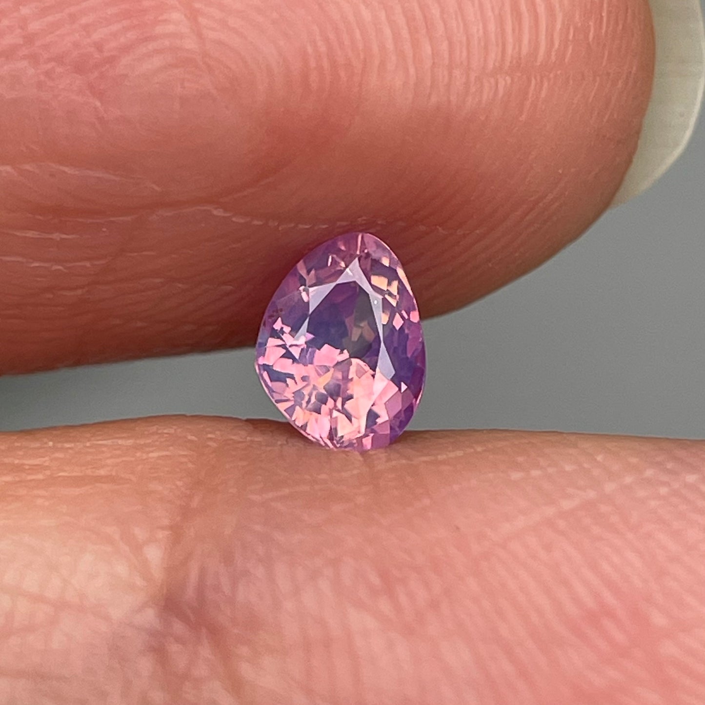 0.49ct Natural Orangish Purple Milky Sapphire Vietnam