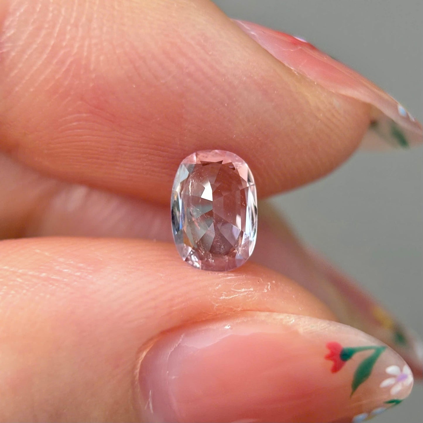 0.61ct Natural Purplish White Spinel Vietnam