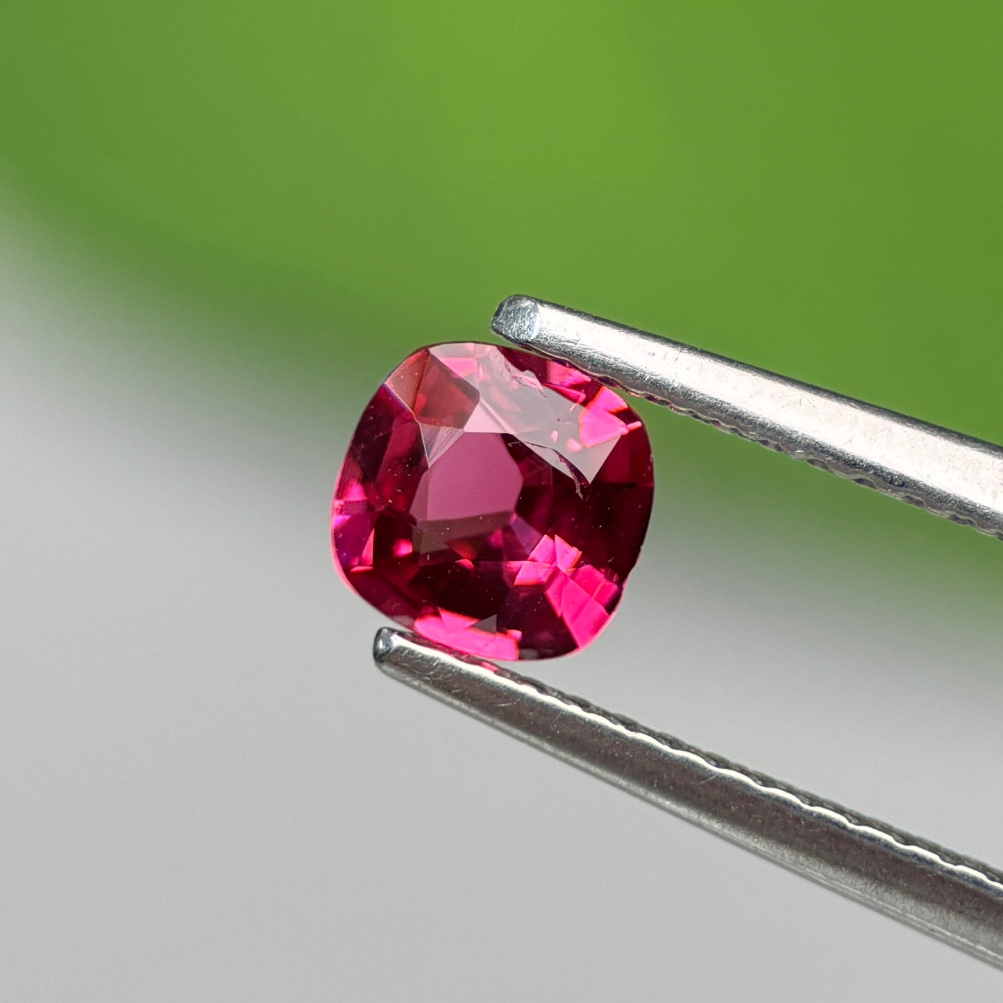 0.58 ct Natural Brownish Red Spinel Vietnam. Cushion Shape. No Treatment.