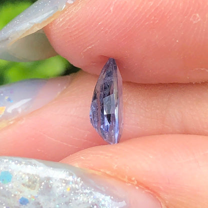 0,82ct Natural Gray Spinel Viet Nam. Pear Shape. No Treatment Spinel Luc Yen.