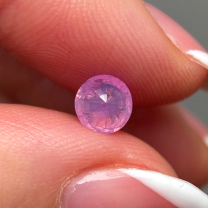 0.91ct Natural Milky Padparadscha Sapphire Vietnam