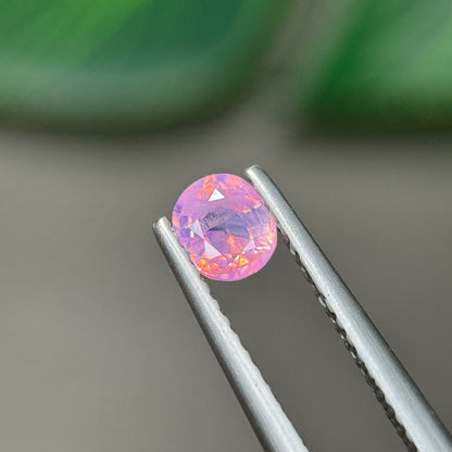 0.49 ct Natural Pink Milky Sapphire Vietnam. Cushion Shape. No Treatment.