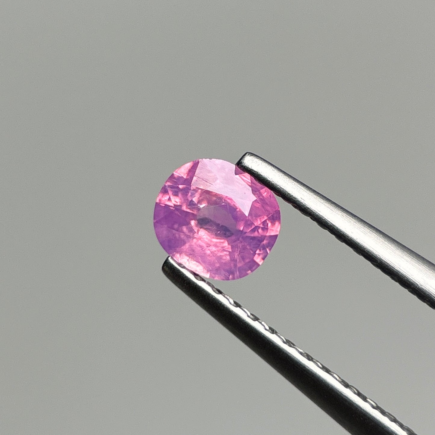 0.47 ct Natural Pink Milky Sapphire Vietnam. Cushion Shape.