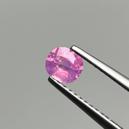 0.47 ct Natural Pink Milky Sapphire Vietnam. Cushion Shape.