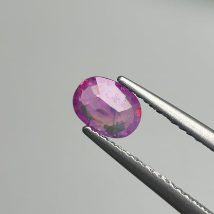0.58 ct Natural Pink Milky Sapphire Vietnam. Cushion Shape.
